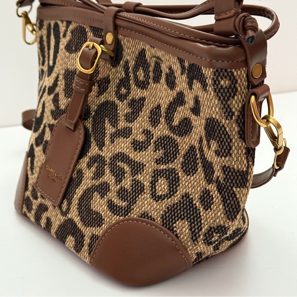 Cahres & Heka Fashion Leopard Print Women's Bag - Picture 4 of 12